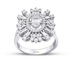0.93 Carat Diamond Baguette Ring