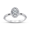 0.25 Carat Diamond Oval Solitaire Engagement Ring