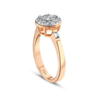 0.37 Carat Diamond Baguette Trend Ring