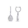 1.39 Carat Diamond Baguette Earrings