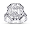 0.74 Carat Diamond Baguette Ring