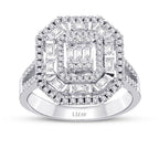 0.74 Carat Diamond Baguette Ring
