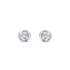 0.30 Carat Diamond Solitaire Earrings