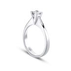 0.25 Carat Diamond Round Solitaire Engagement Ring