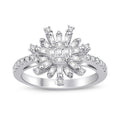 0.64 Carat Diamond Baguette Ring