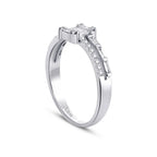 0.47 Carat Diamond Baguette Ring