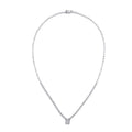 1.56 Carat Diamond Baguette Neckband