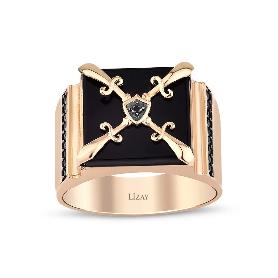 Gold Stone Men’s Ring