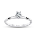 0.25 Carat Diamond Round Solitaire Engagement Ring