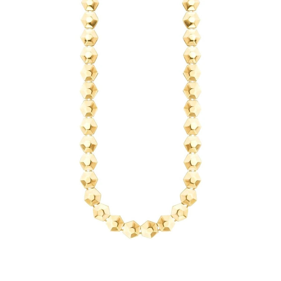 Gold Hexagon Necklace