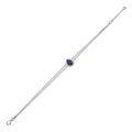 1.42  Carat Diamond Sapphire Bracelet