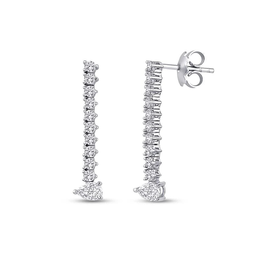 0.99 Carat Diamond Trend Earrings