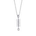 0.54 Carat Diamond Baguette Necklace
