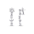 1.58 Carat Diamond Baguette Earrings