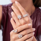 0.93 Carat Diamond Aurora Ring