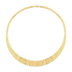 Gold Patterned Necklace