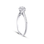 0.41 Carat Diamond Round Solitaire Engagement Ring