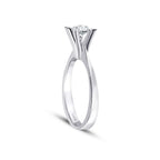 0.45 Carat Diamond Round Solitaire Engagement Ring