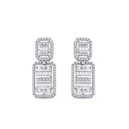 1.14 Carat Diamond Baguette Earrings