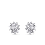 0.80 Carat Diamond Baguette Earrings