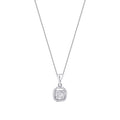 0.16 Carat Diamond Baguette Necklace