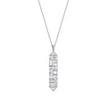 0.63 Carat Diamond Baguette Necklace