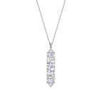 0.63 Carat Diamond Baguette Necklace