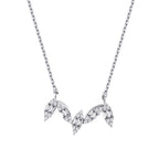 0.26 Carat Diamond Baguette Necklace