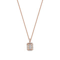0.37 Carat Diamond Baguette Necklace