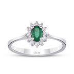 2.35 Carat Diamond Emerald Set