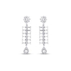 0.98 Carat Diamond Baguette Earrings