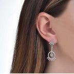 1.44 Carat Diamond Baguette Earrings