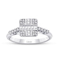 0.34 Carat Diamond Baguette Ring