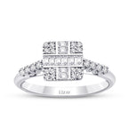 0.34 Carat Diamond Baguette Ring