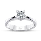 0.25 Carat Diamond Round Solitaire Engagement Ring