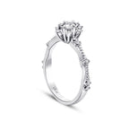 0.51 Carat Diamond Round Solitaire Engagement Ring