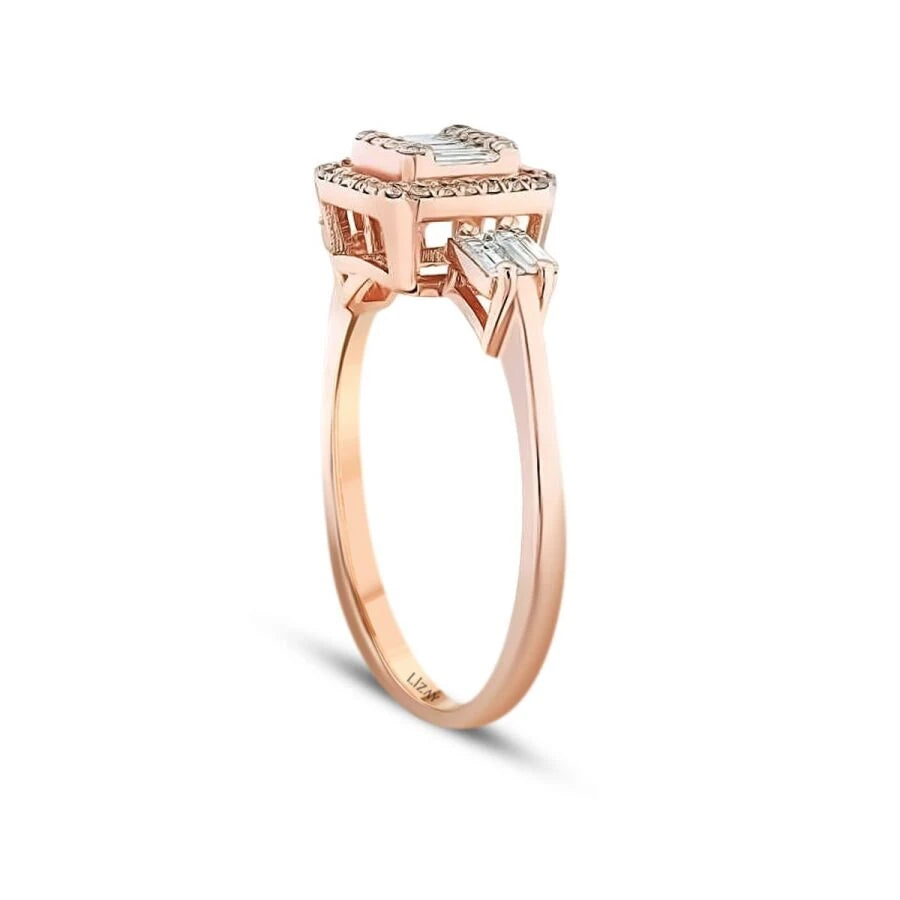 0.32 Carat Diamond Baguette Ring