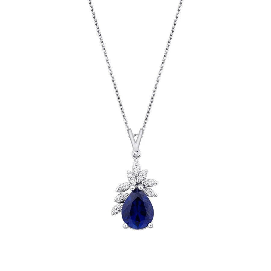 8.69 Carat Diamond Sapphire Set