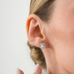0.26 Carat Diamond Baguette Earrings