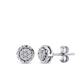 0.25 Carat Diamond Round Earrings