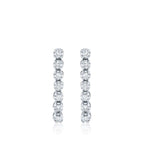 0.47 Carat Diamond Seven-Stone Earrings