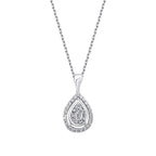 0.17 Carat Diamond Baguette Necklace