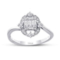 0.31 Carat Diamond Baguette Ring