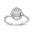 0.31 Carat Diamond Baguette Ring