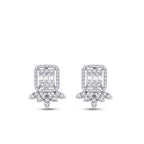 0.95 Carat Diamond Baguette Earrings