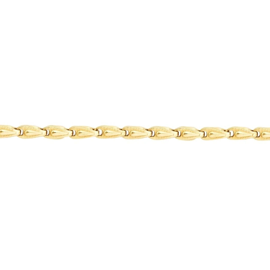 Gold Wheat Chain Men’s Bracelet