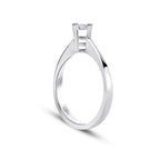 0.09 Carat Diamond Effect Solitaire Engagement Ring