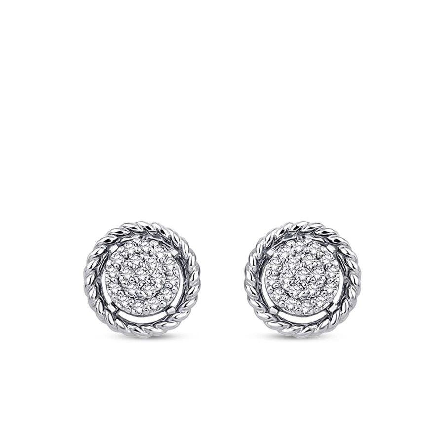 0.21 Carat Diamond Earrings