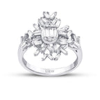 0.79 Carat Diamond Baguette Ring