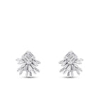 0.59 Carat Diamond Baguette Earrings